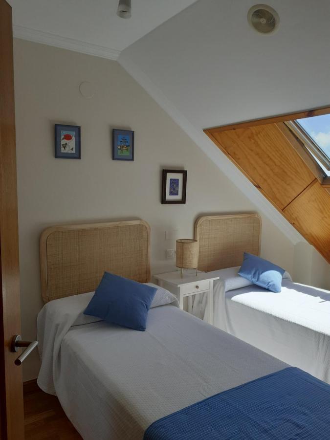 Apartamento Atico con terraza y piscina comunitaria Ribadeo Exterior foto