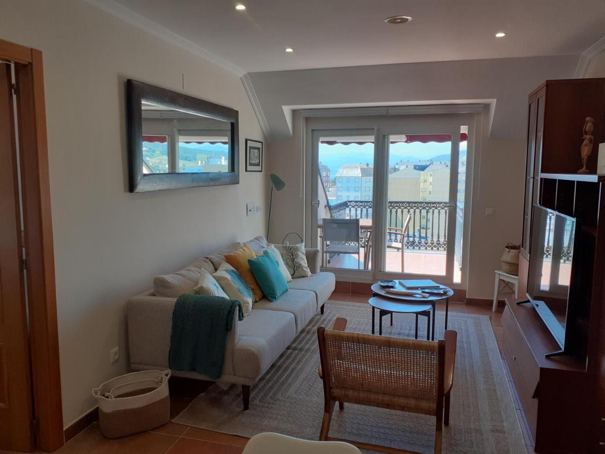 Apartamento Atico con terraza y piscina comunitaria Ribadeo Exterior foto